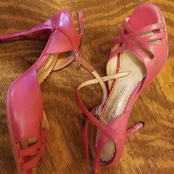 Pink Nosolotango Tango Shoes - Picture 7 of 8